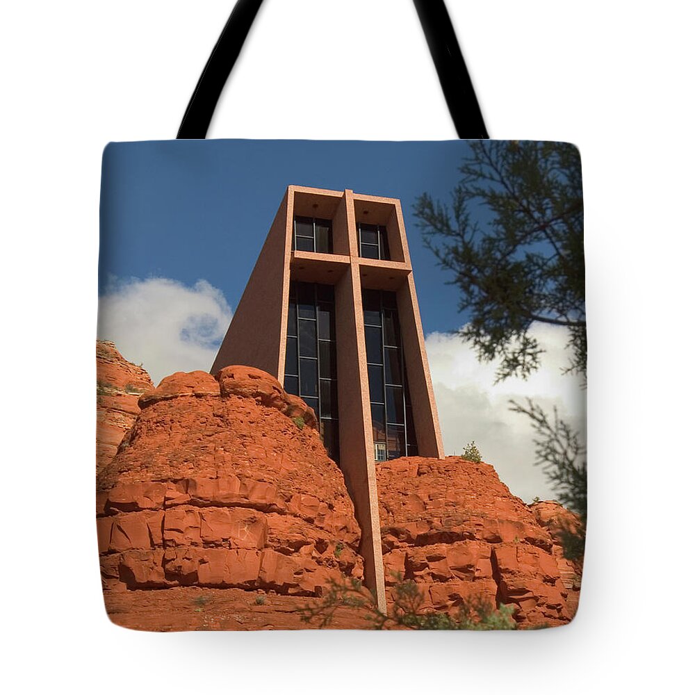 Chapel Tote Bag featuring the photograph Arizona Outback 4 by Mike McGlothlen
