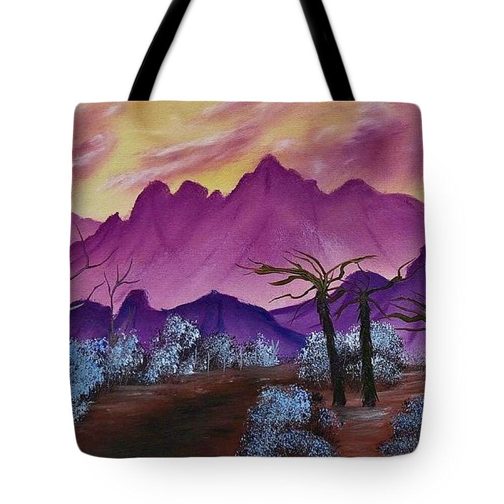  Tote Bag featuring the painting Aroma of Color by Jesse Entz