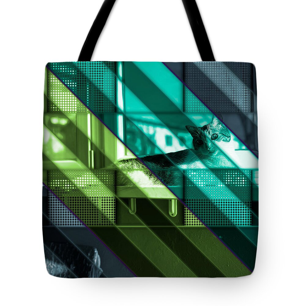 Digital Tote Bag featuring the digital art Art 25.04.2022 - 02 by Marko Sabotin