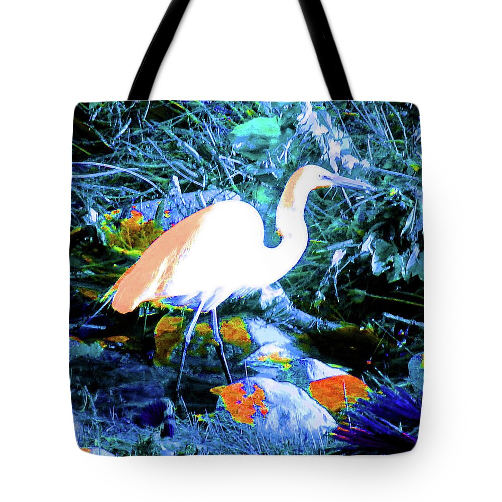 Bird Tote Bag featuring the photograph Artful Creature by Andrew Lawrence