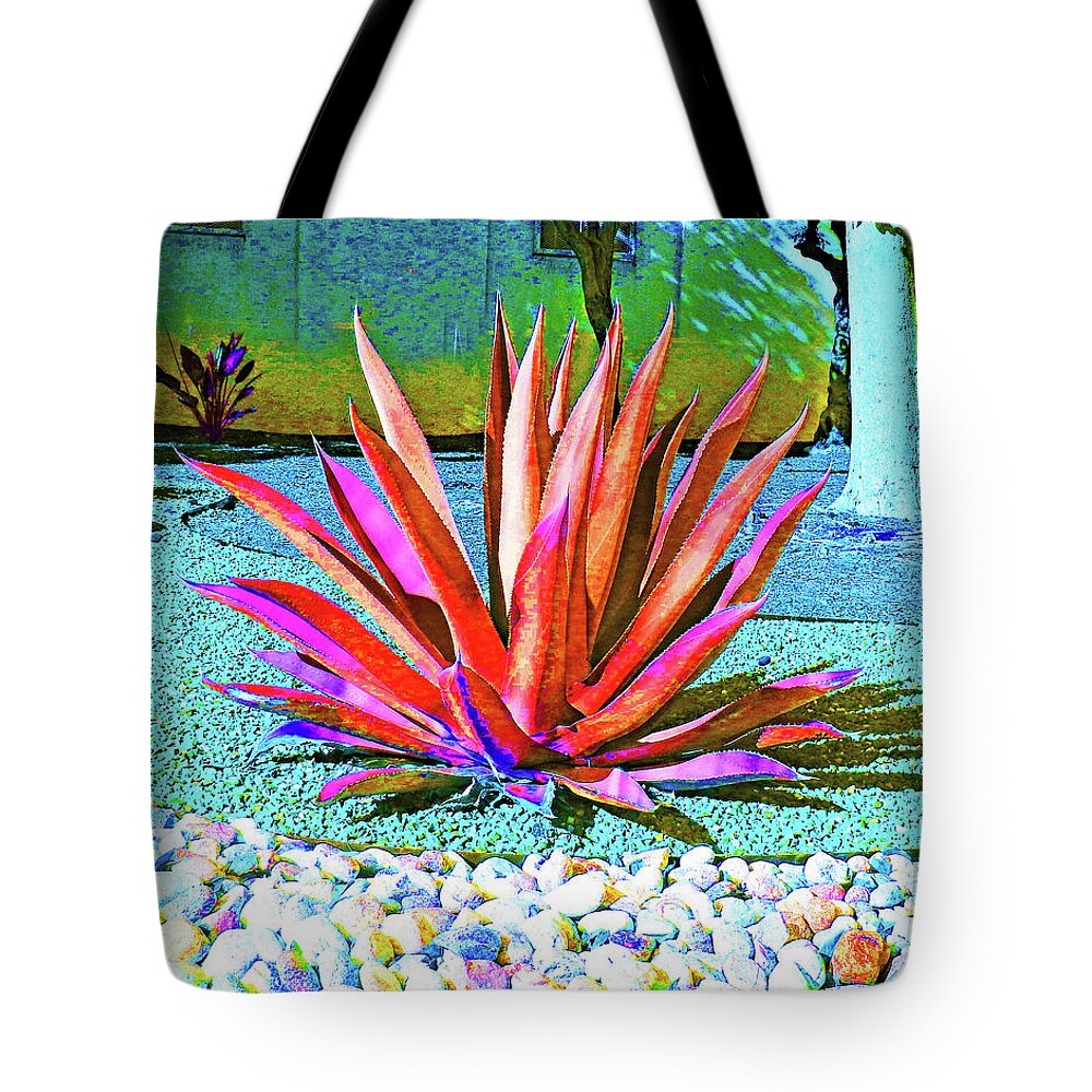 Agave Tote Bag featuring the photograph Artistic Agave Plant by Andrew Lawrence