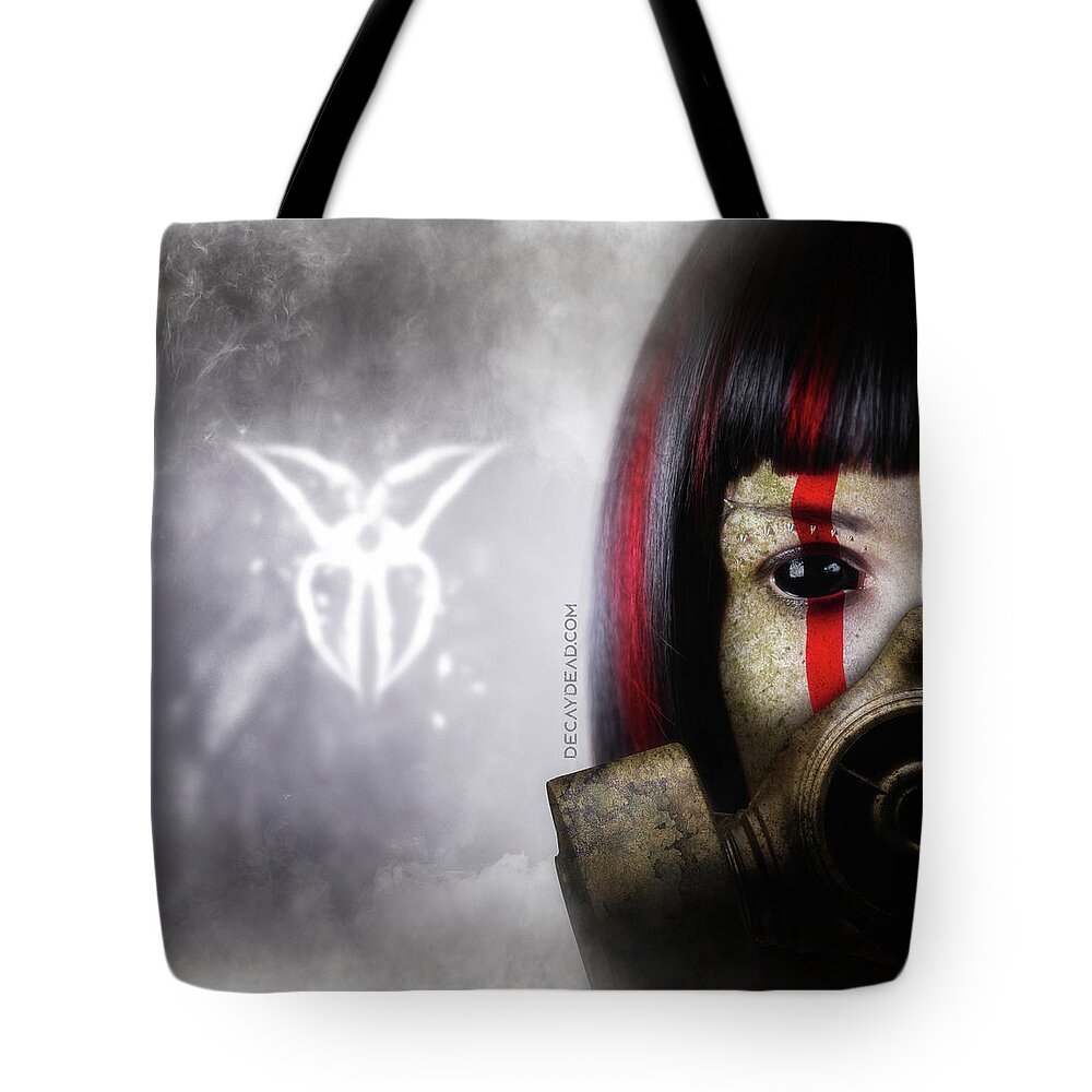 Cyber Punk Future Tote Bag featuring the digital art Empty Souls by Argus Dorian