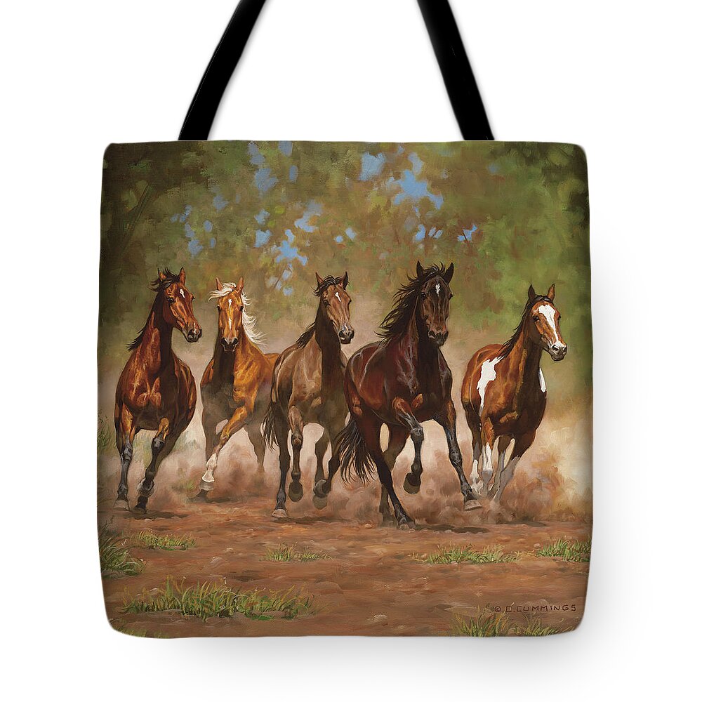 Winged Horse Tote Bags