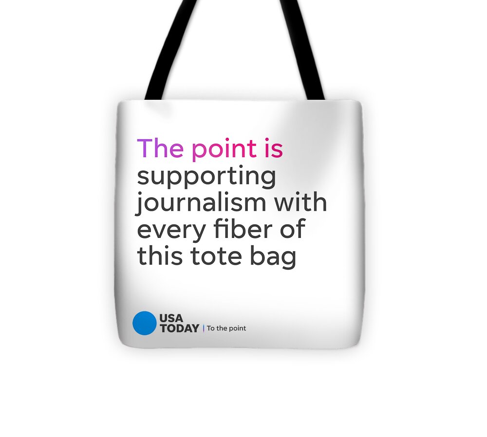 Usa Today The Point - Black Logo Tote Bag