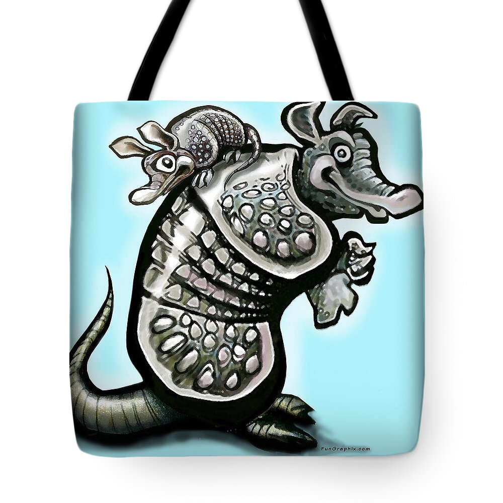 Dad Tote Bag featuring the digital art Daddy Dillo by Kevin Middleton