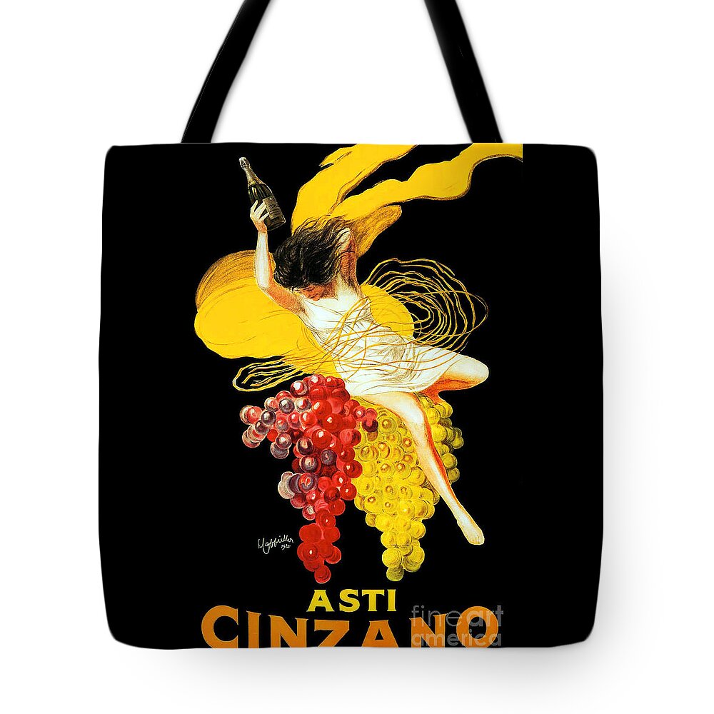 Asti Cinzano Tote Bag featuring the painting Asti Cinzano Advertising Poster by Leonetto Cappiello