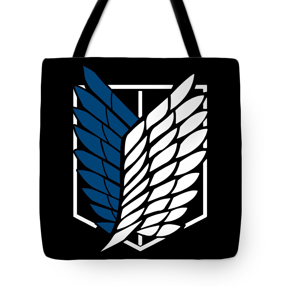 Attack On Titan Logo The Scouting Legion Tote Bag by Anime Art
