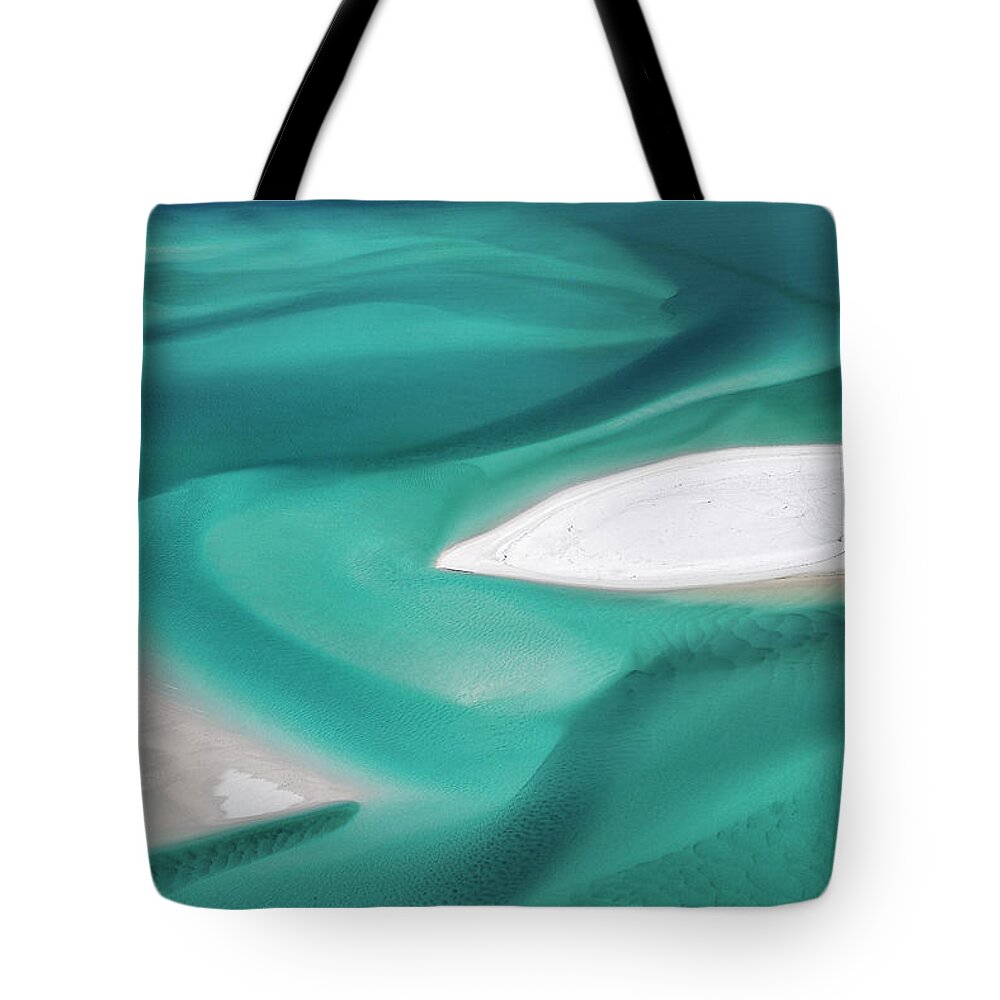 Whitsundays Tote Bag featuring the photograph Australia - Hill Inlet by Olivier Parent