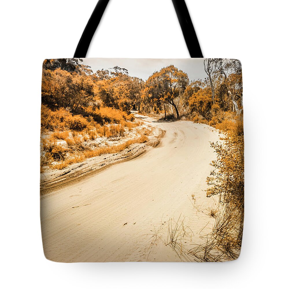 Straddie Tote Bag featuring the photograph Australian way by Jorgo Photography