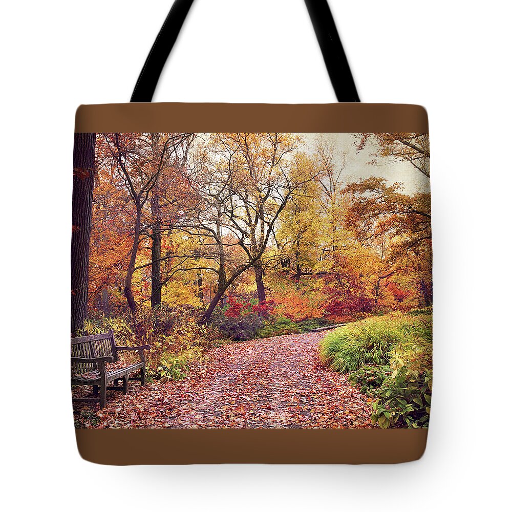 Autumn Tote Bag featuring the photograph Autumn Azalea Garden by Jessica Jenney