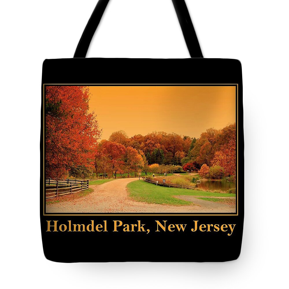 Holmdel Tote Bag featuring the photograph Autumn Holmdel Park New Jersey by Angie Tirado