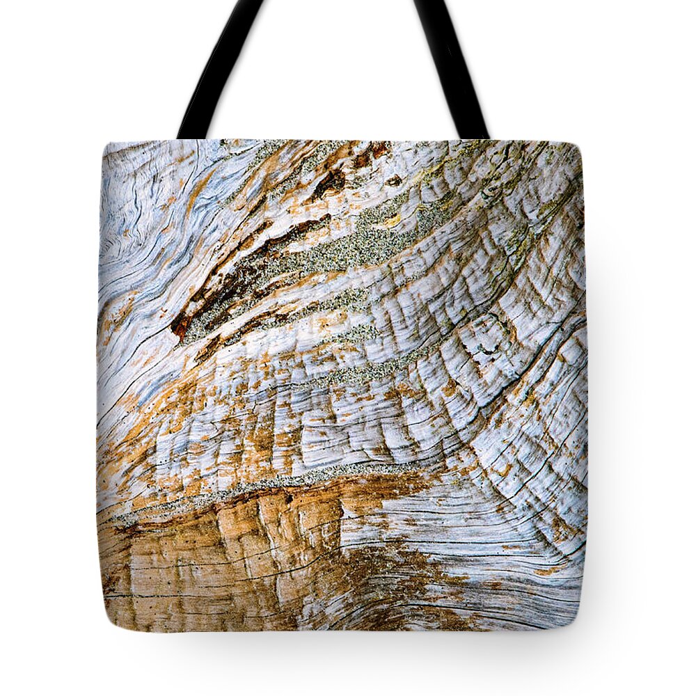 Abstracts Tote Bag featuring the photograph Avalanche by Marilyn Cornwell