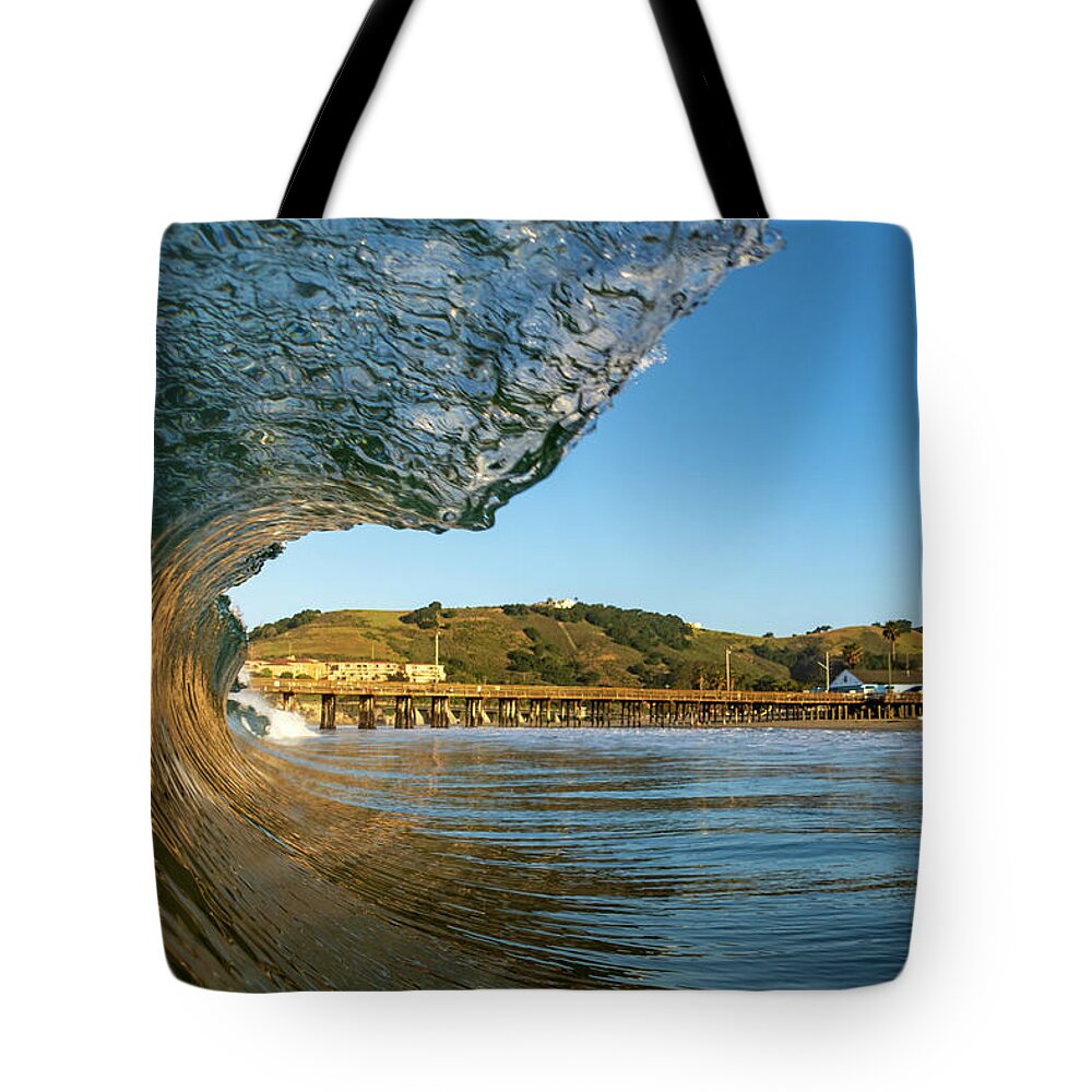 Avila Pier Tote Bag featuring the photograph Avila Pier by Sean Foster