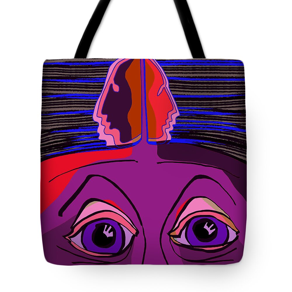 Quiros Tote Bag featuring the digital art Awake by Jeffrey Quiros
