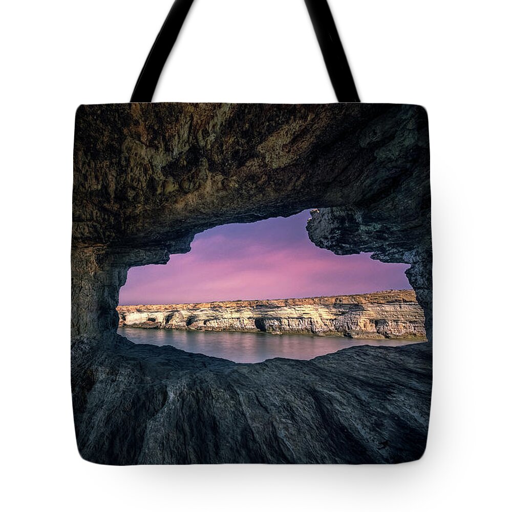 Sea Caves Tote Bag featuring the photograph Ayia Napa by Joana Kruse