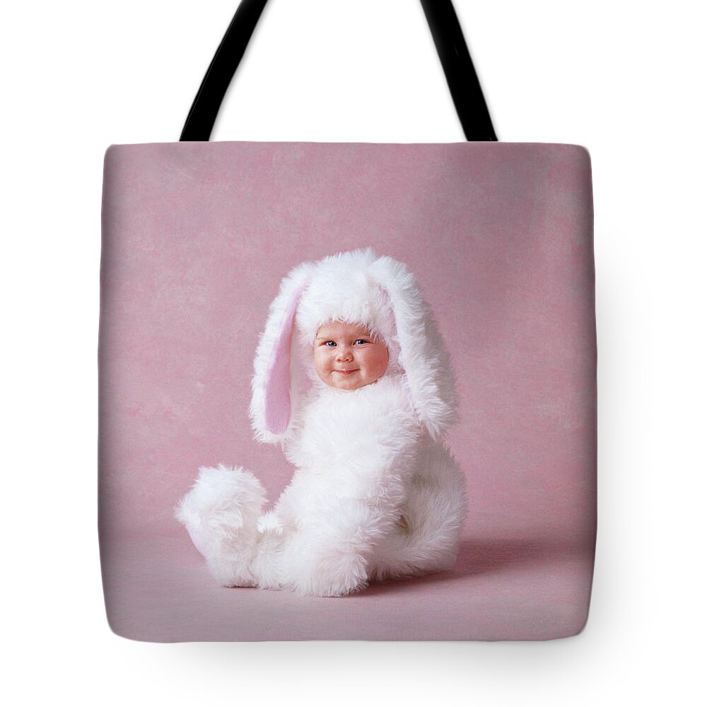 Bunnies Tote Bag featuring the photograph Baby Bunny #3 by Anne Geddes