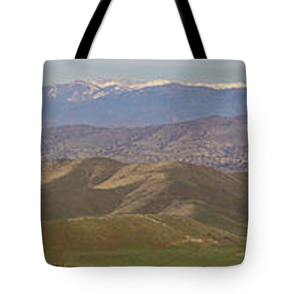 Badger Hill Vista Tote Bag featuring the photograph Badger Hill Vista by Brett Harvey