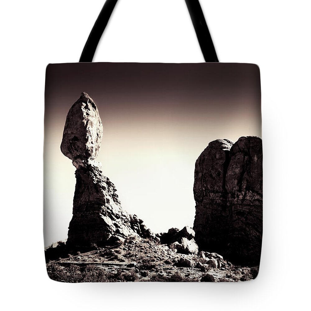 Utah Tote Bag featuring the photograph Balanced Rock by Mark Gomez