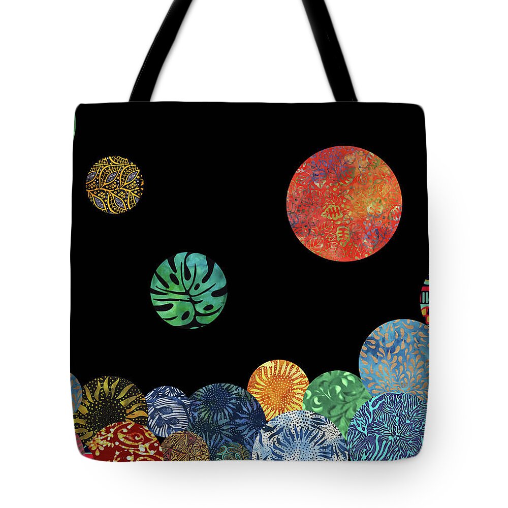 Ball Tote Bag featuring the mixed media Amaze Balls by Lorena Cassady