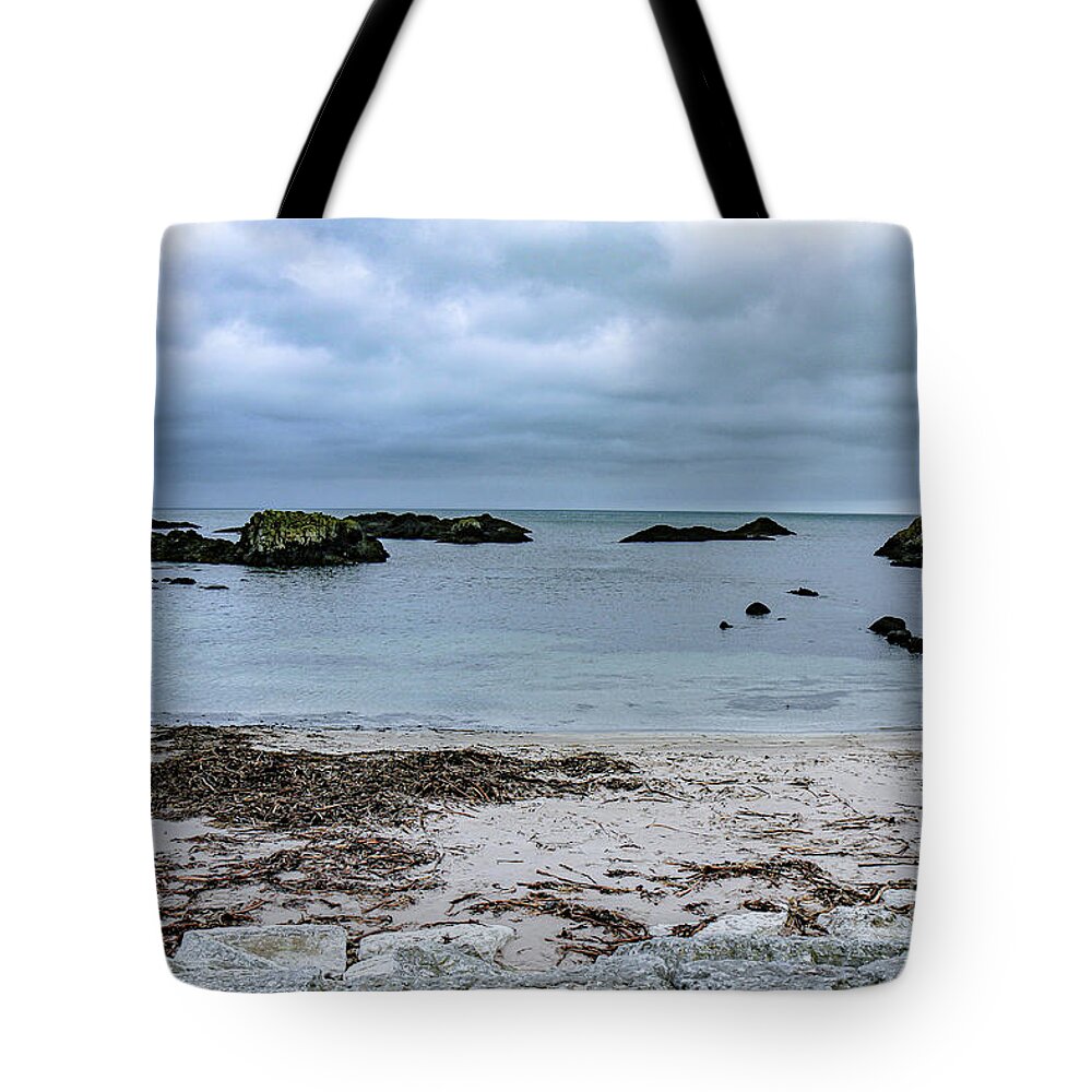 Ballintoy Harbour Tote Bag featuring the photograph Ballintoy Harbour Northern Ireland by Veronica Batterson