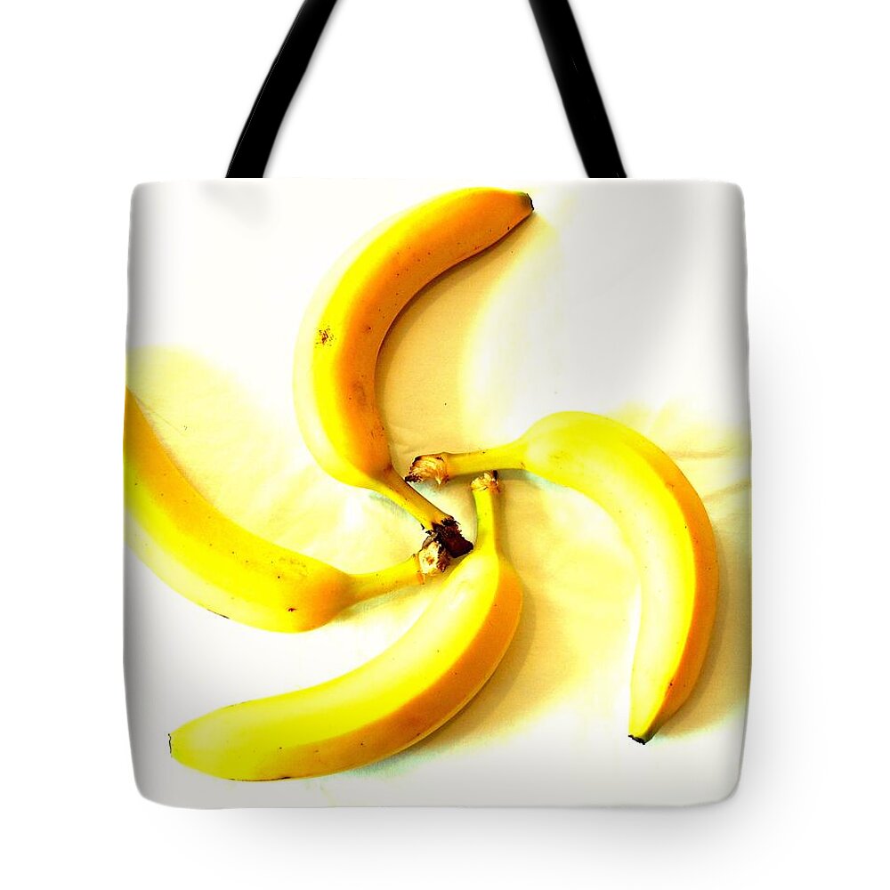 Banana Tote Bag featuring the photograph Banana Fan by Dietmar Scherf