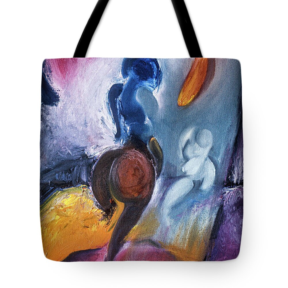 Banana Tote Bag featuring the painting Banana Time by Paul Vitko