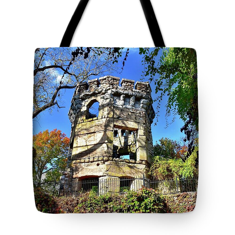 Bancroft Tote Bag featuring the photograph Bancroft's Castle by Monika Salvan