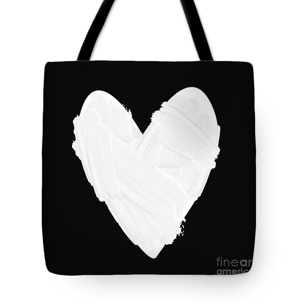 Bandaged Heart Tote Bag featuring the mixed media Bandaged Heart by Christie Olstad
