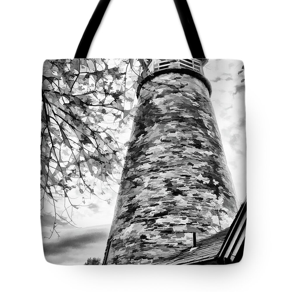 2017 Tote Bag featuring the photograph Barcelona Lighthouse by Monroe Payne
