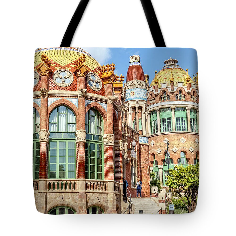 Barcelona Tote Bag featuring the photograph Barcelona's Hospital de Sant Pau by W Chris Fooshee