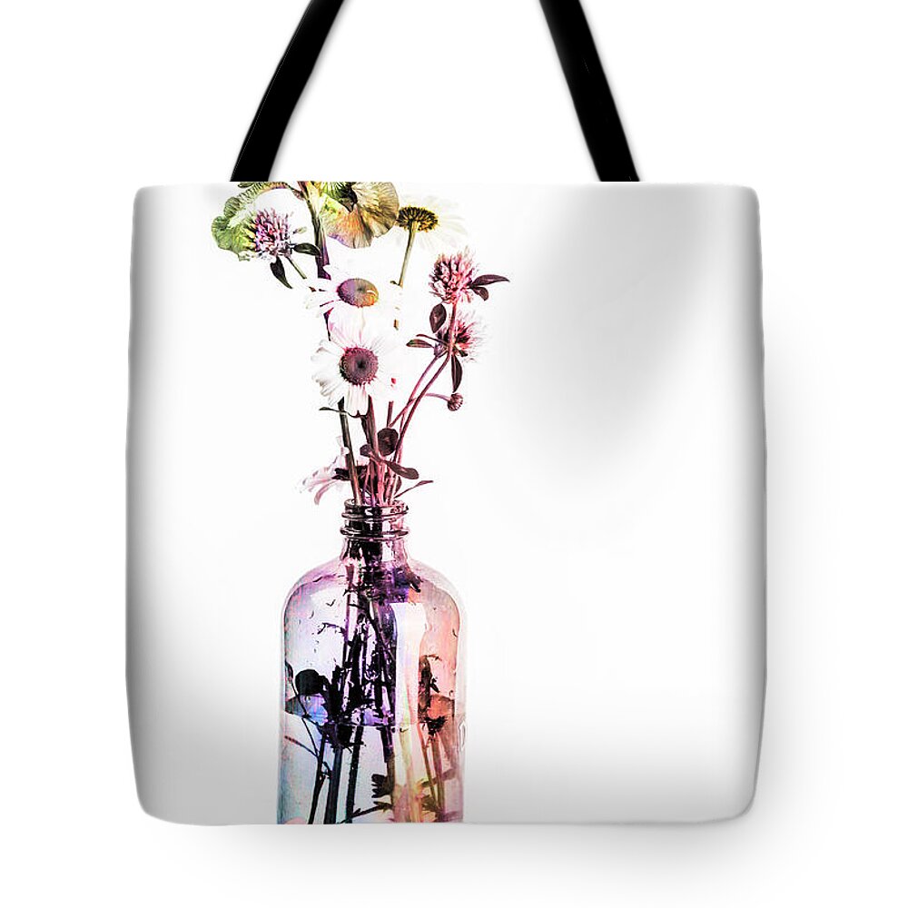  Tote Bag featuring the photograph Barely There Mixed Flowers by Norma Warden