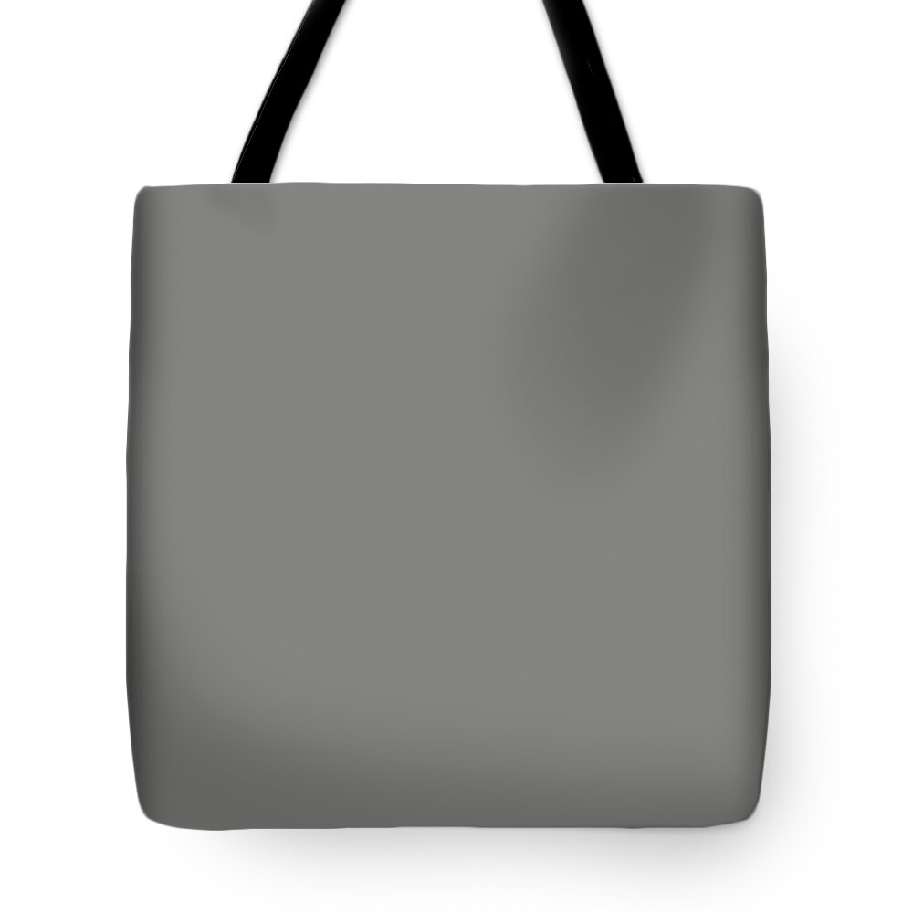 Battleship Gray Tote Bag featuring the digital art Battleship Gray Colour by TintoDesigns