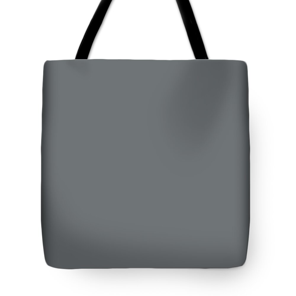 Battleship Grey Tote Bag featuring the digital art Battleship Grey by TintoDesigns