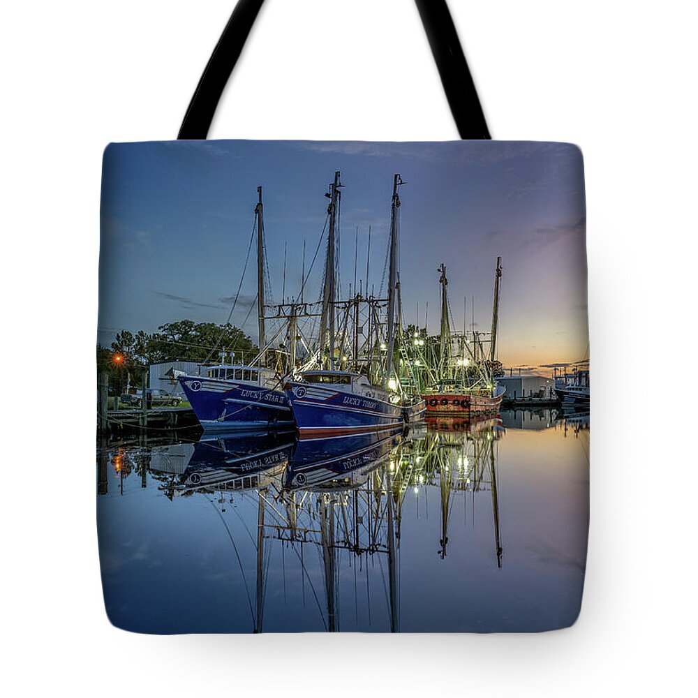 Bayou Tote Bag featuring the photograph Bayou Evening, 9/17/20 by Brad Boland