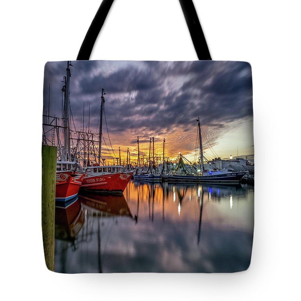 Sunset Tote Bag featuring the photograph Bayou Sunset, 10/7/20 by Brad Boland