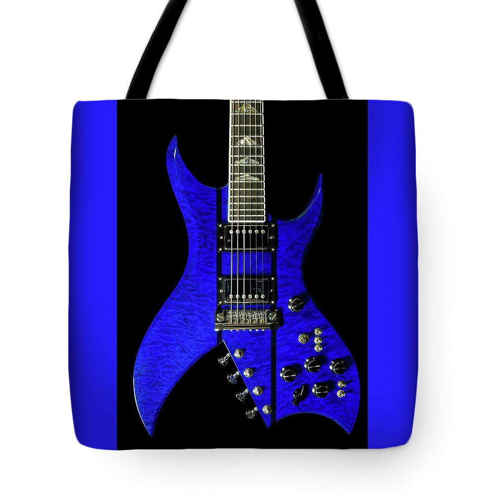 10 String Tote Bag featuring the photograph B.C. Rich Supreme 10 by Anthony Sacco
