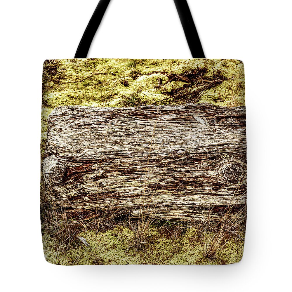 Beach Driftwood Tote Bag featuring the photograph Beach Driftwood 26 by M G Whittingham