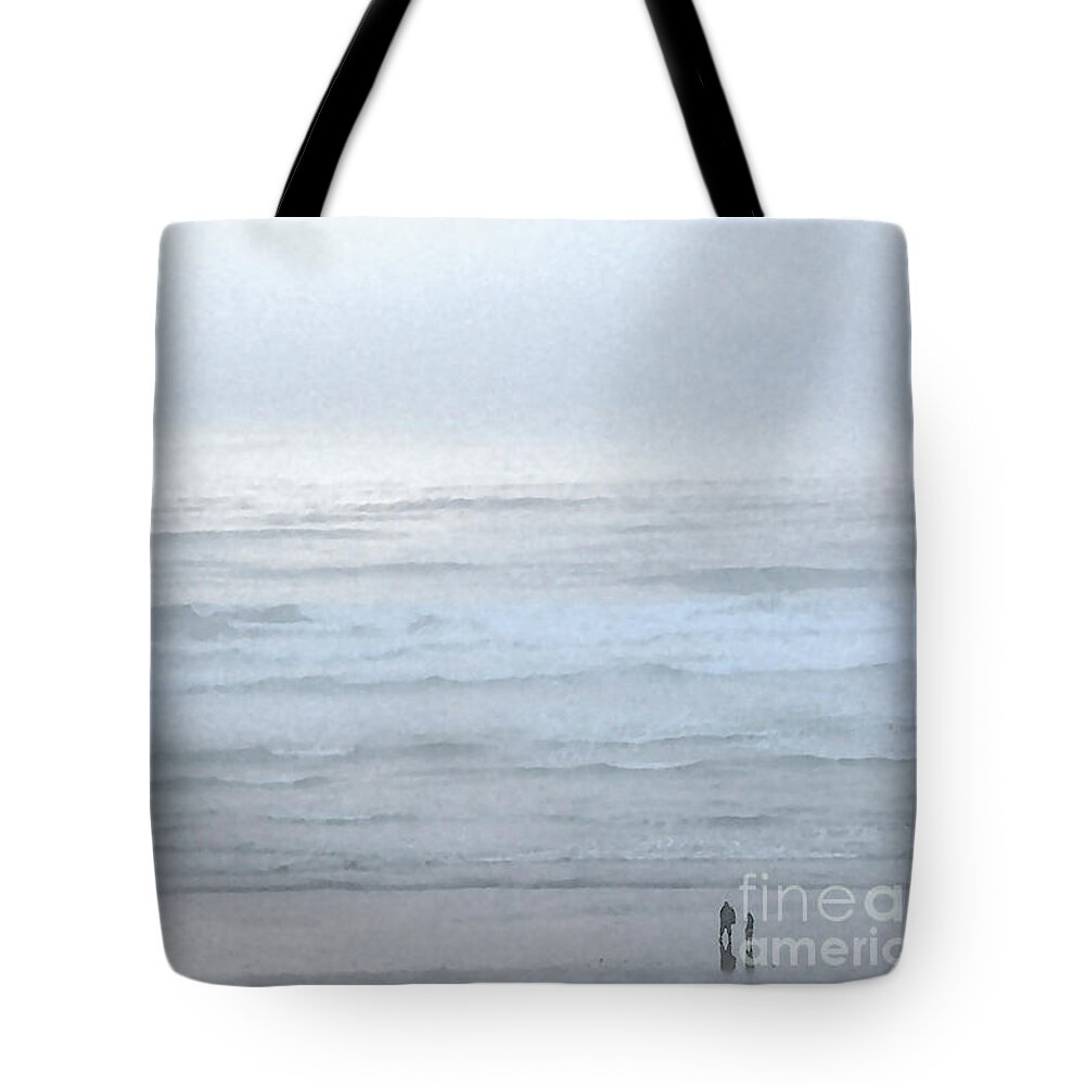 Coastal Tote Bag featuring the digital art Beach Tranquility by Kirt Tisdale