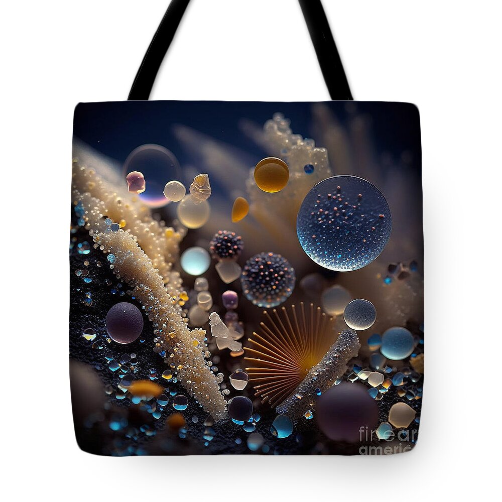 Beach Tote Bag featuring the digital art Beaches III by Jay Schankman