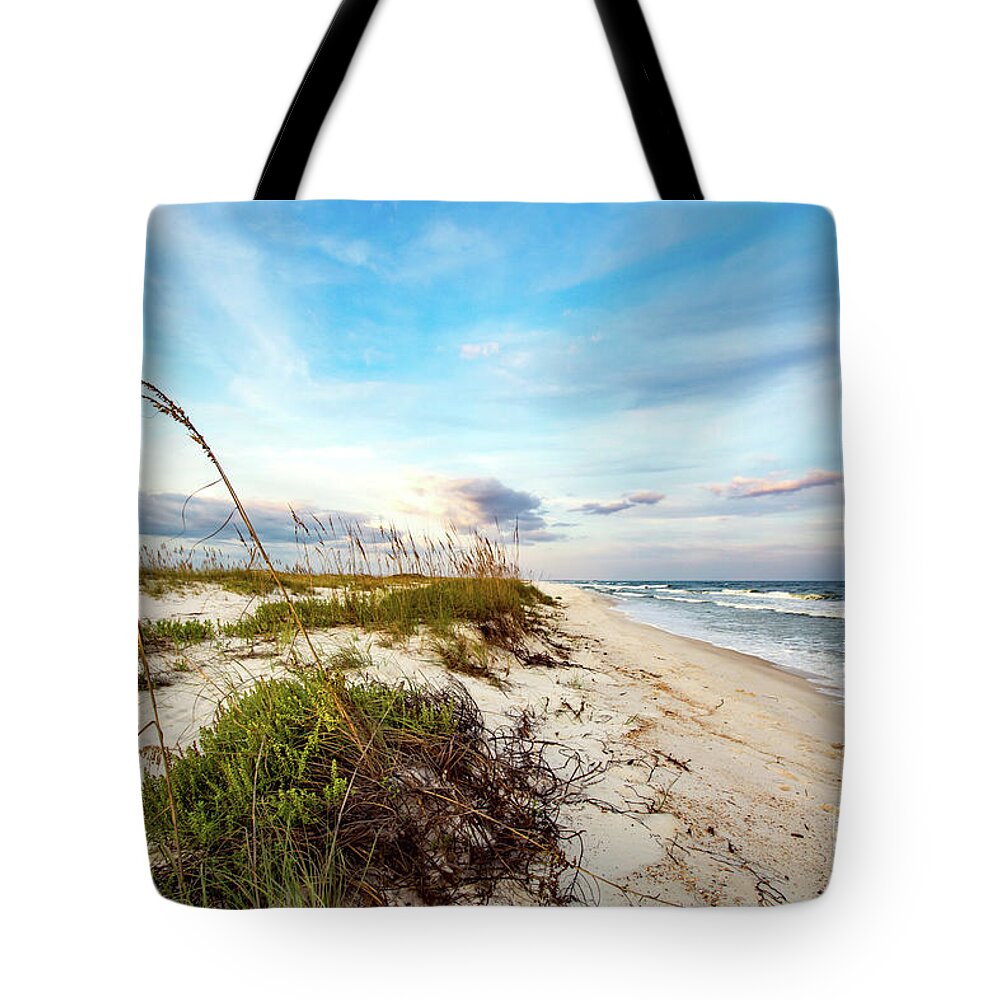 Dunes Tote Bag featuring the photograph Beachside Sand Dunes by Beachtown Views