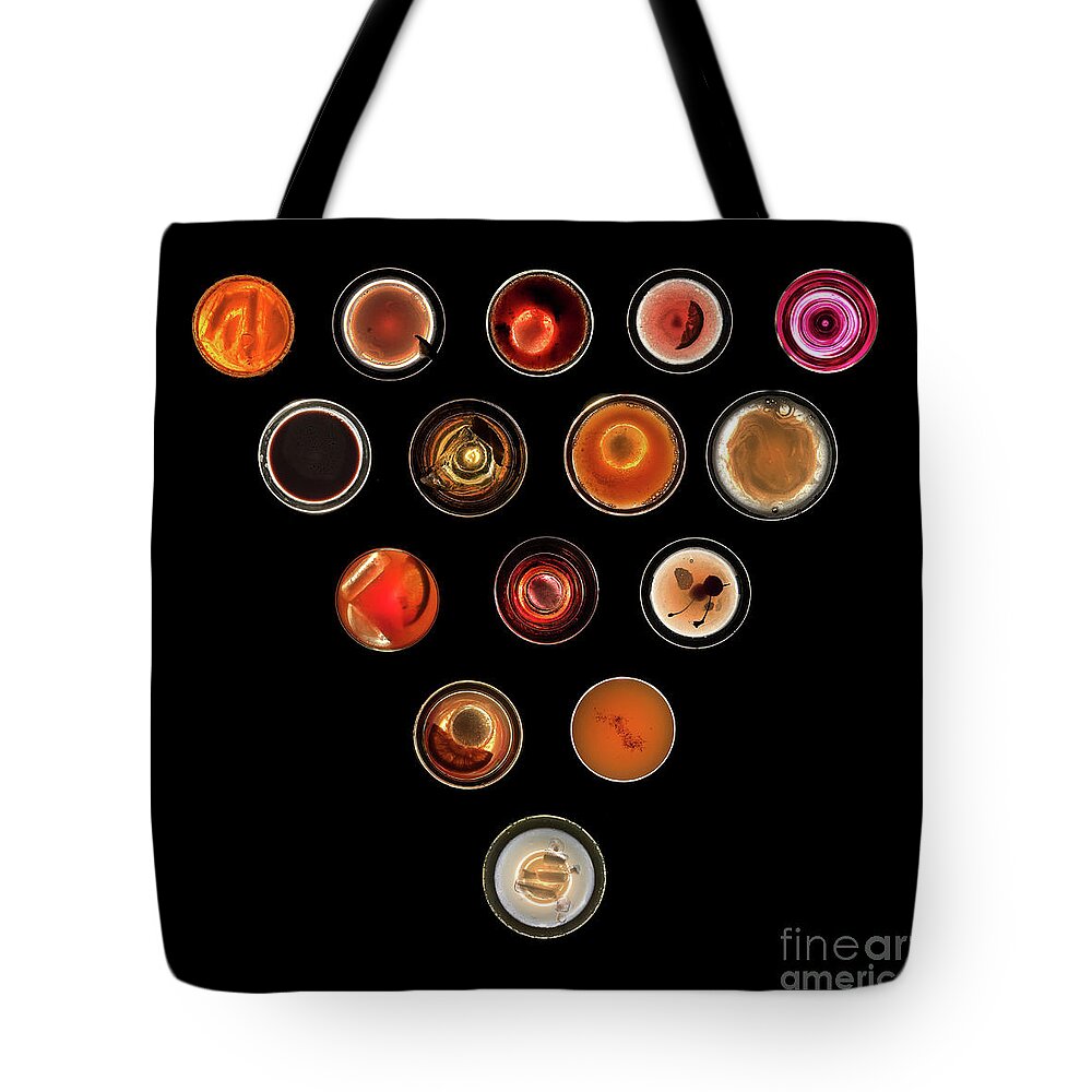 Cocktail Tote Bag featuring the photograph Beautiful Craft Cocktails by Edward Fielding