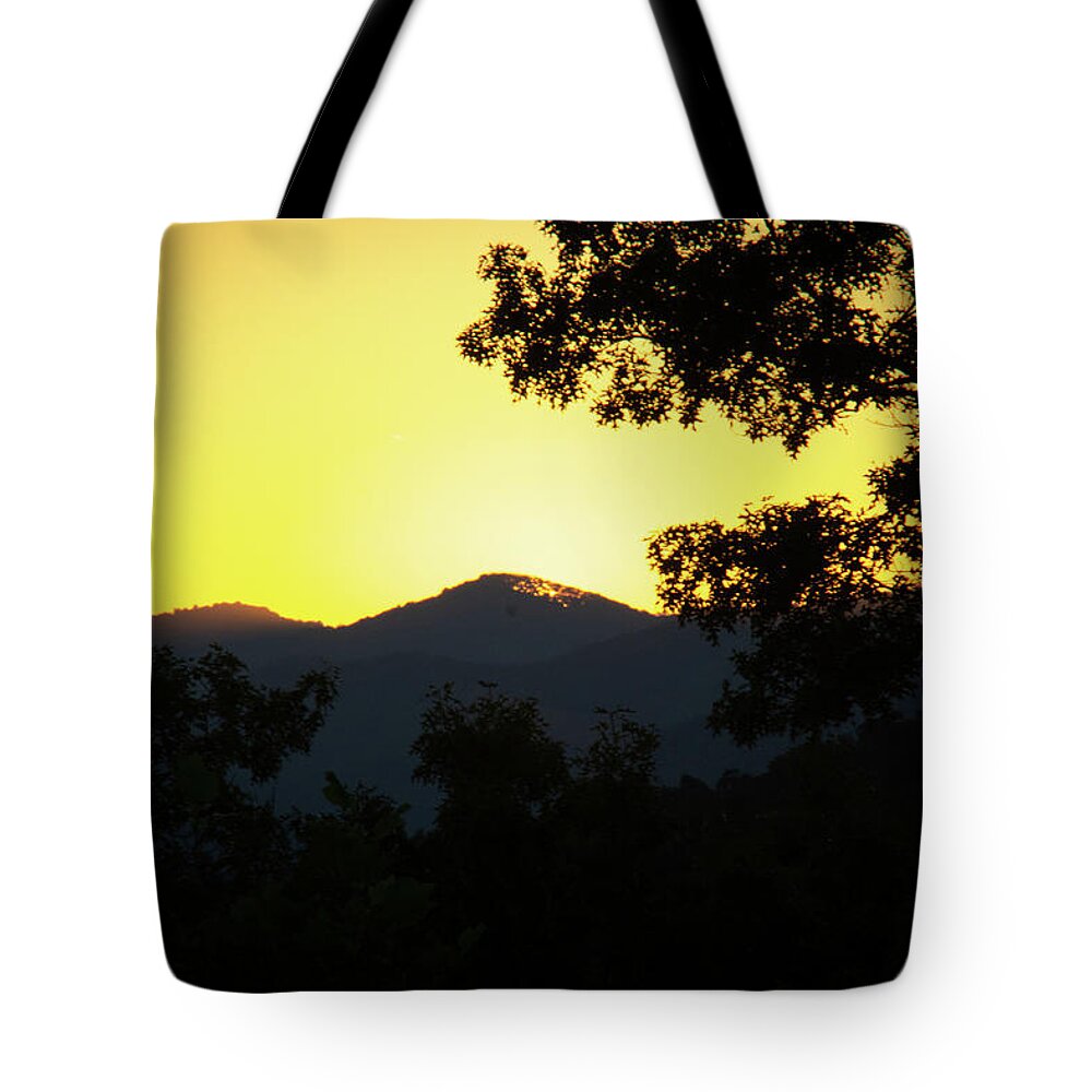 Sunset Tote Bag featuring the photograph Beautiful Sunset by Demetrai Johnson