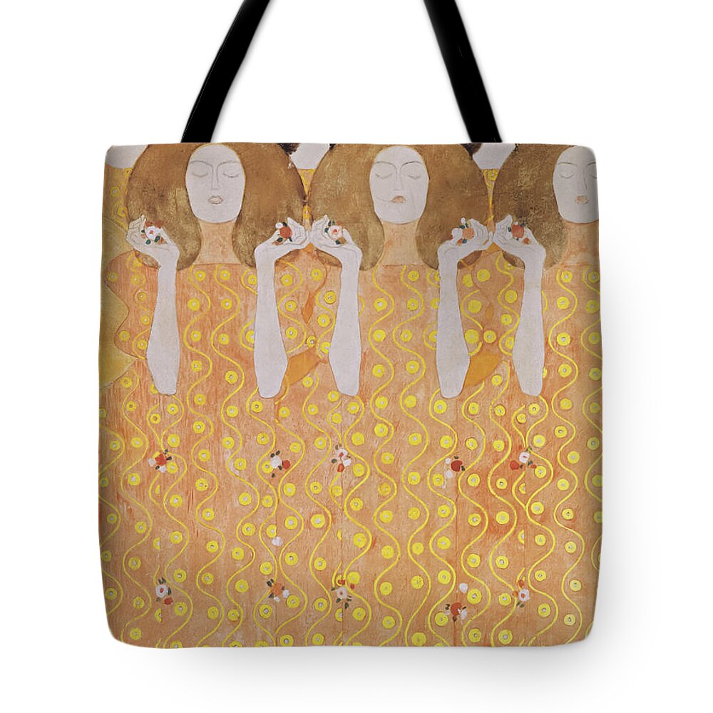 Beethoven Frieze Tote Bags