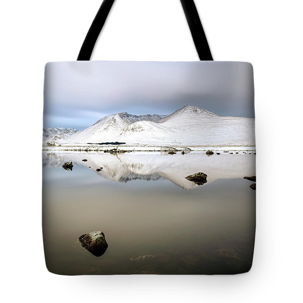 Black Mount Tote Bag featuring the photograph Before Sunrise, Glencoe by Grant Glendinning