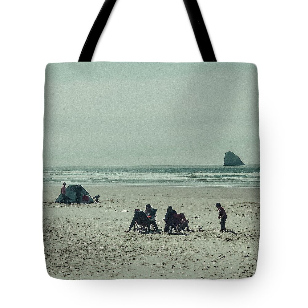 Beach Tote Bag featuring the digital art Before The Fall by Chriss Pagani
