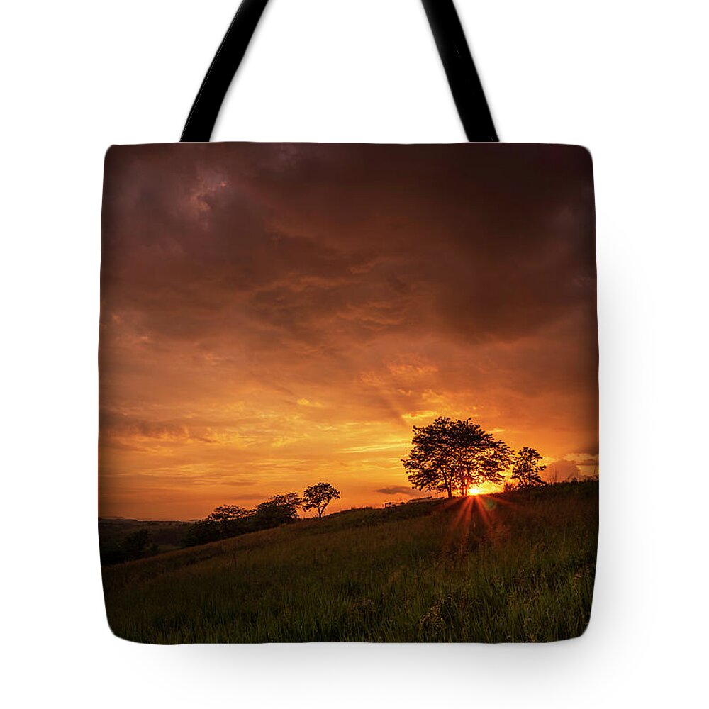 Trexler Tote Bag featuring the photograph Below the Horizon Natural Colors by Jason Fink