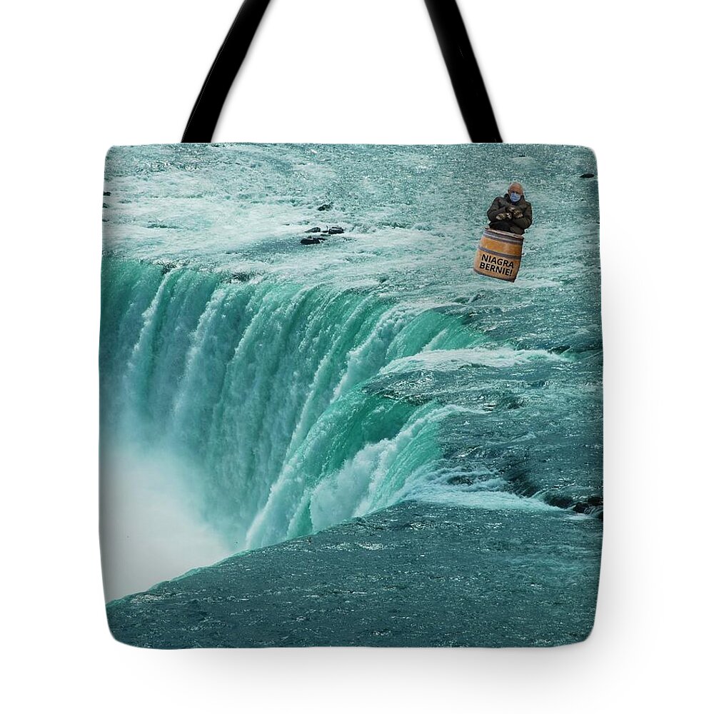 Bernie Tote Bag featuring the photograph Bernie in a Barrel by Lee Darnell