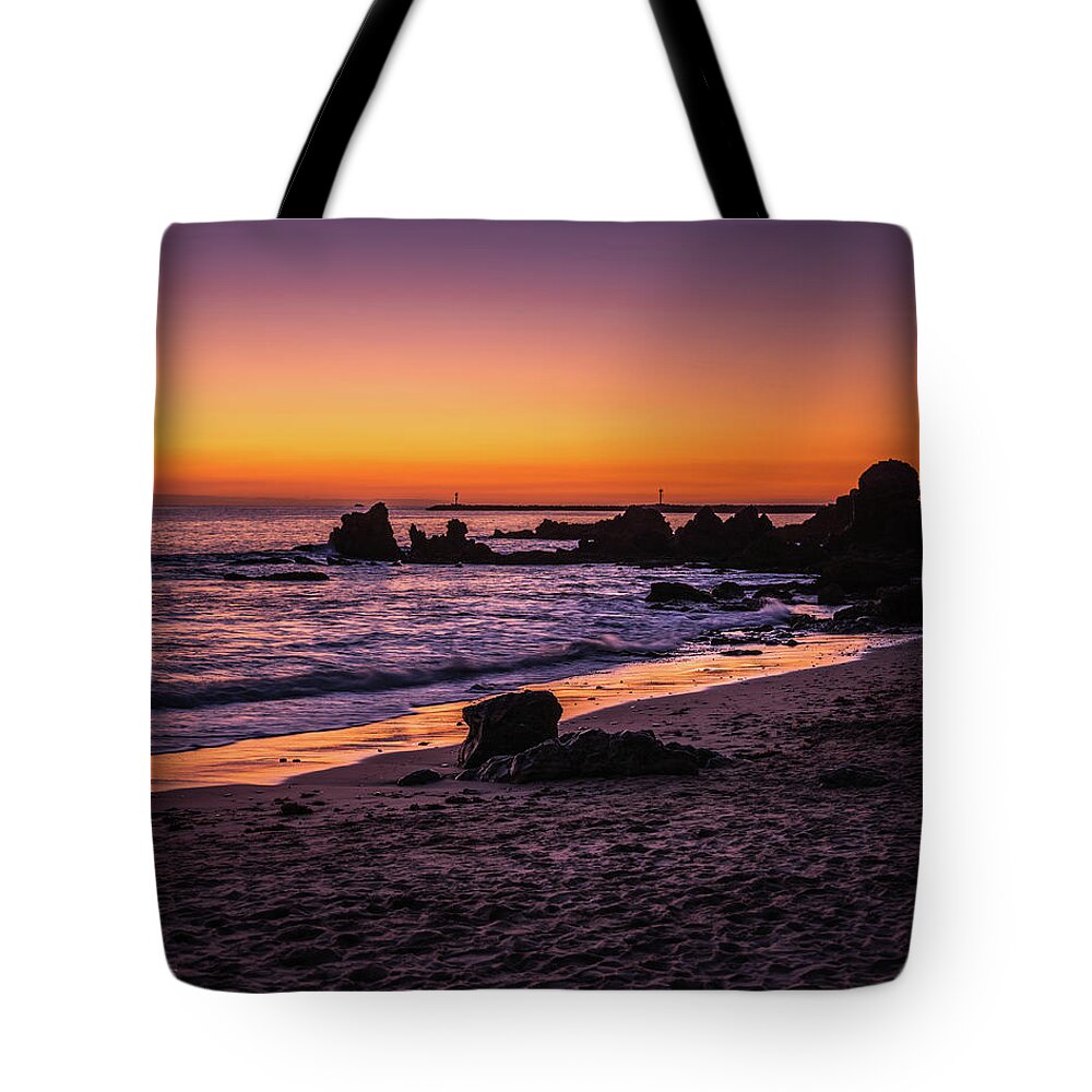California Sunset Tote Bag featuring the photograph Berry Sunset by Abigail Diane Photography