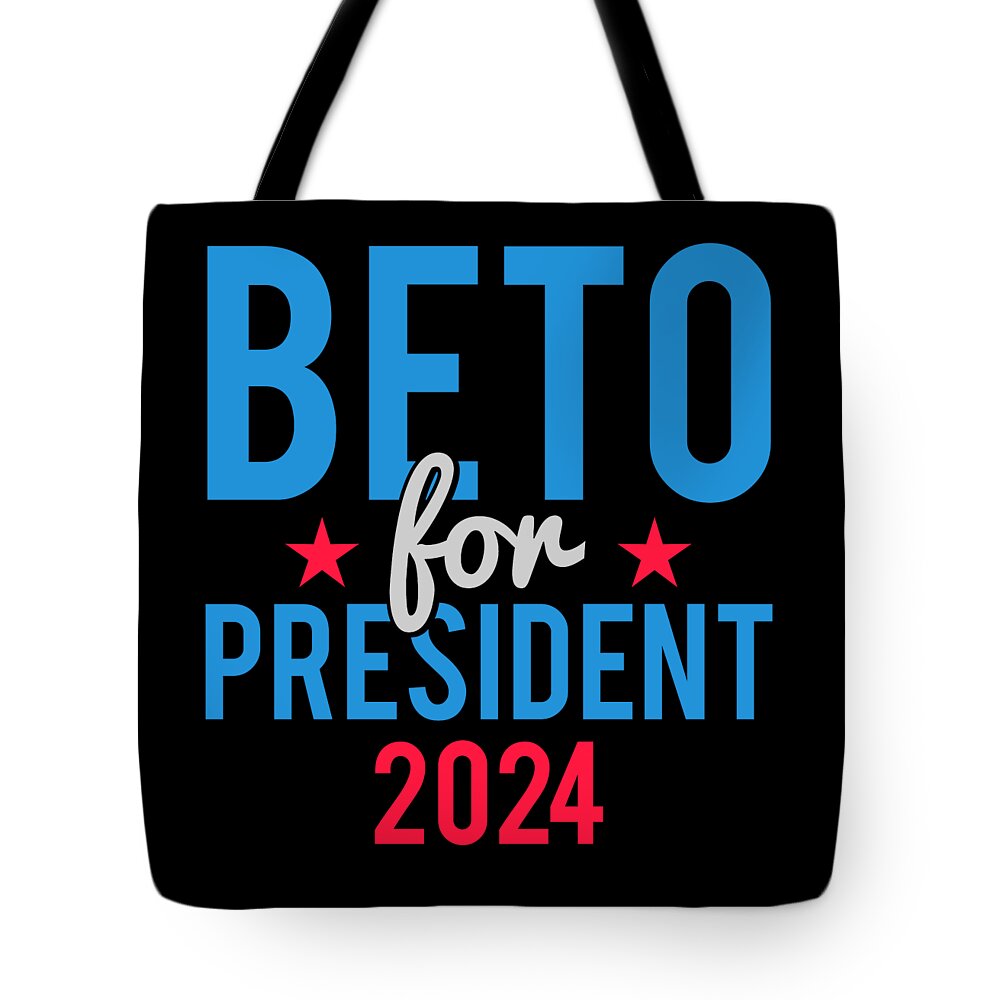 Democrat Tote Bag featuring the digital art Beto For President 2024 by Flippin Sweet Gear
