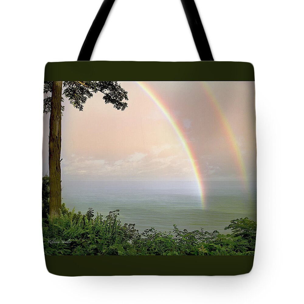 Rainbow Tote Bag featuring the photograph Better Days Ahead by Rebecca Samler